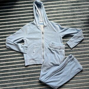 Abercrombie Kids 15/16 matching velour set